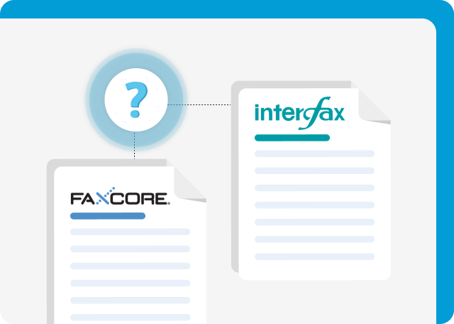 Choosing between FaxCore and InterFax