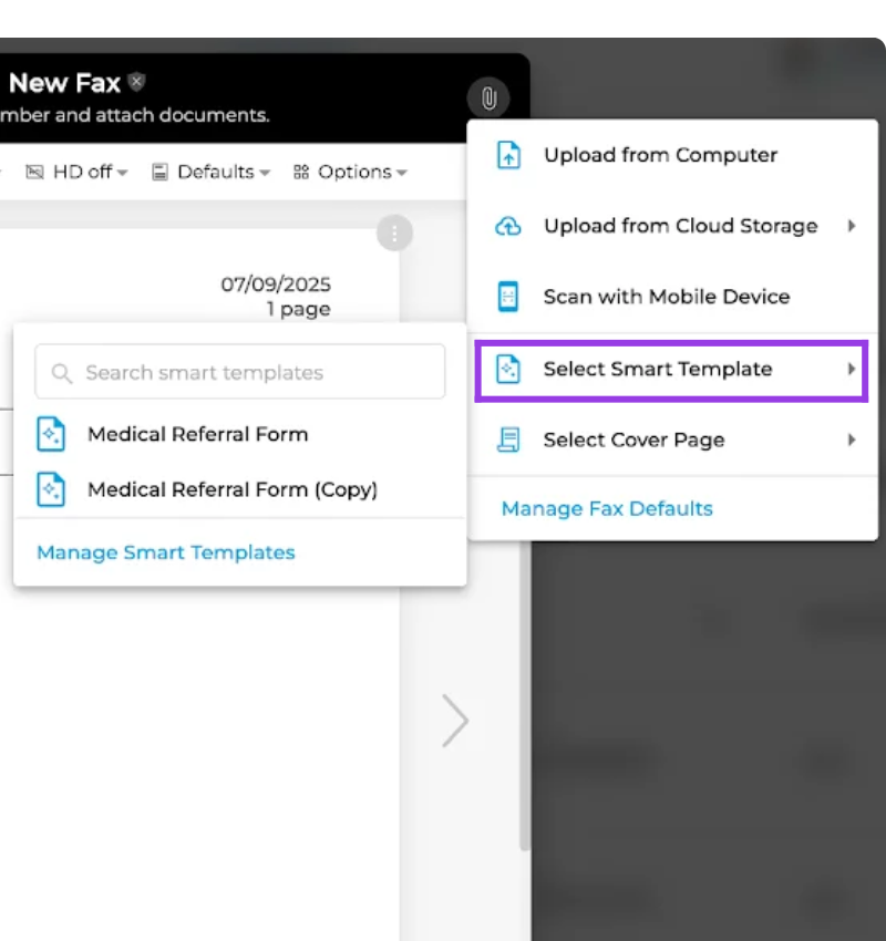 how smart templates work ifax