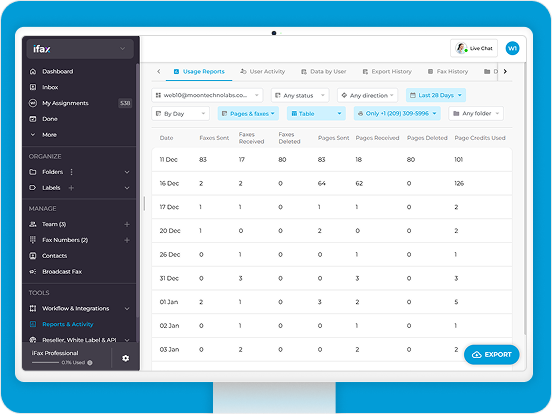 Optimize business processes with fax data management