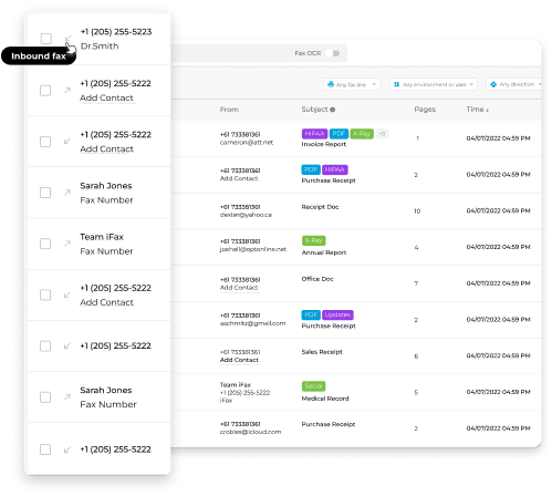 Take control of your inbound faxes