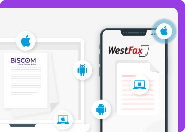 Both fax solutions are usable on multiple devices