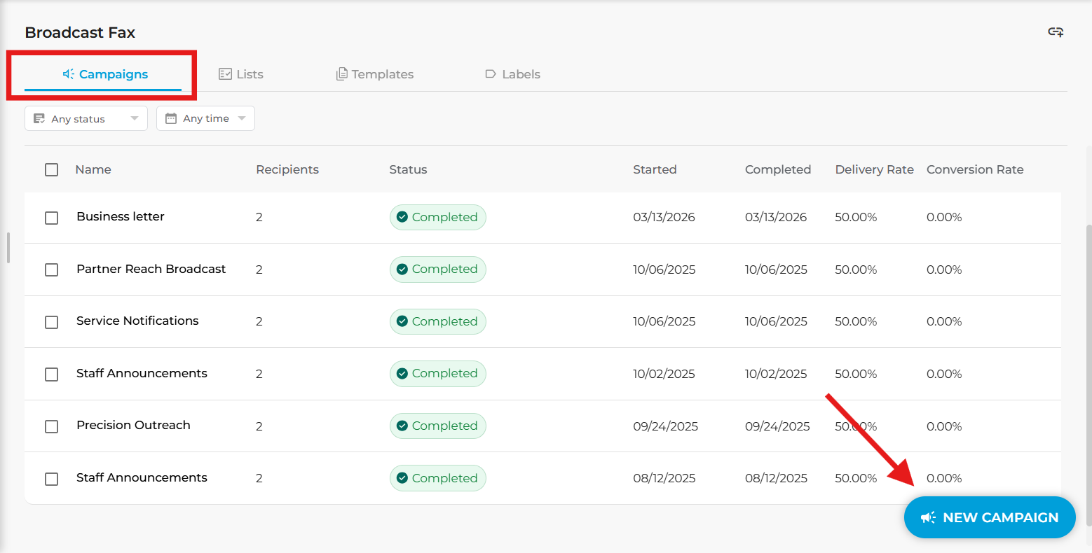 Fax Campaign Setup Steps: How to Launch Broadcast Campaigns