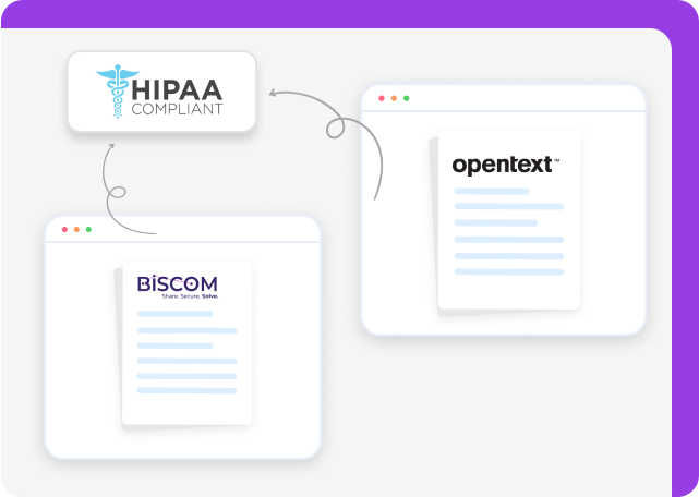 Biscom vs OpenText