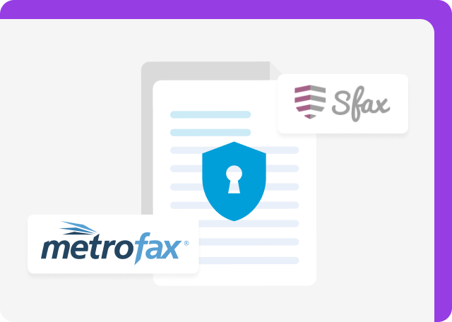 Sfax and MetroFax are secure.