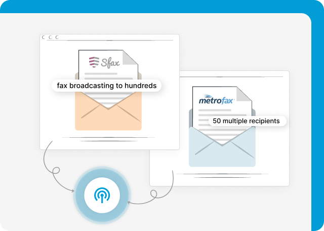 Sfax is more expensive for sending fax broadcasts