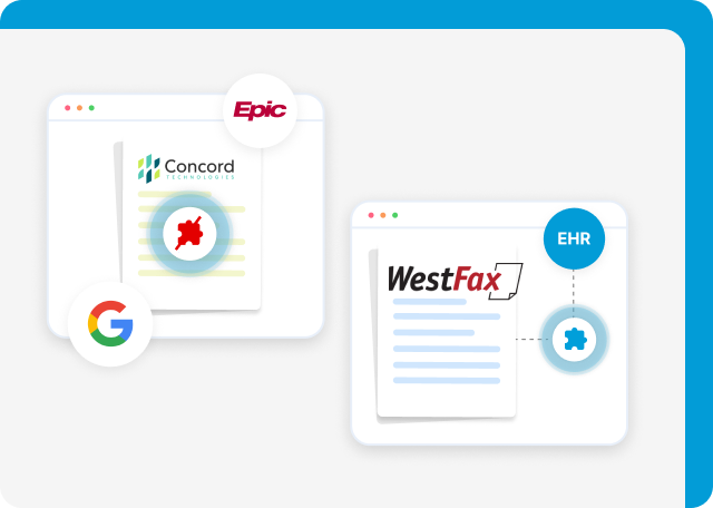 WestFax also does well with EMR and EHR integrations.