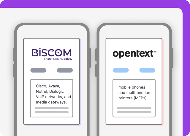 Biscom vs OpenText