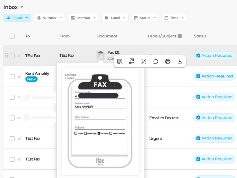 High Res Fax Previews