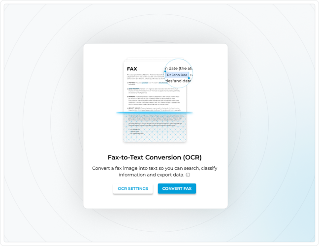 Screenshot depicting ifax AI OCR