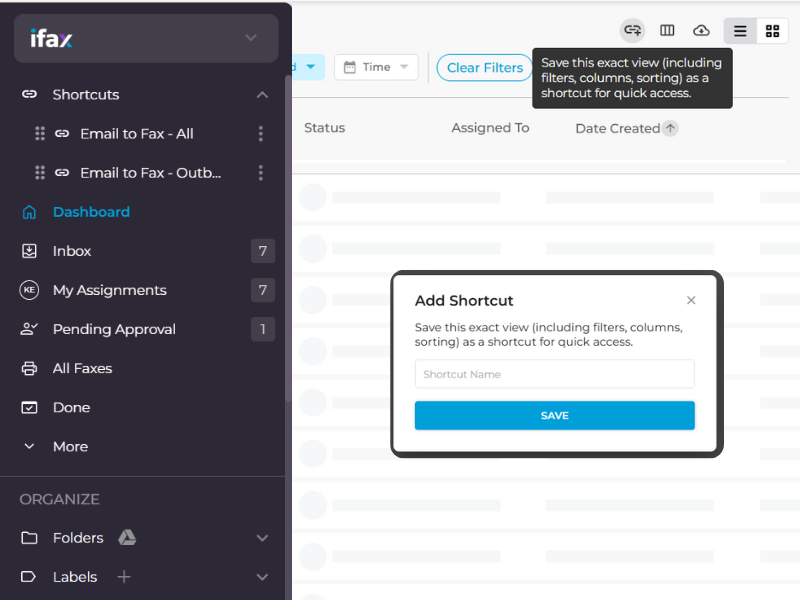 custom views with saved filters