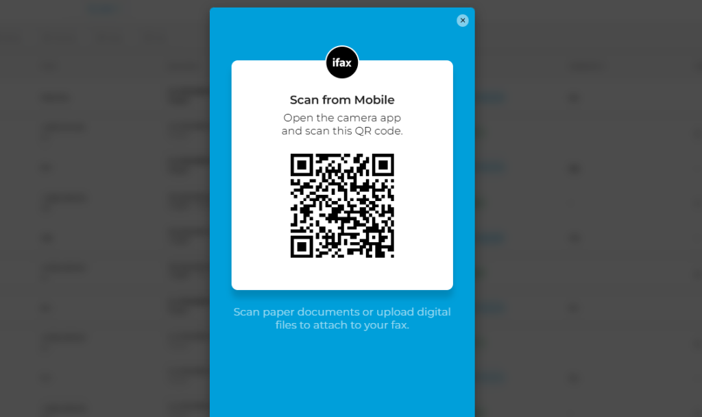 fax from android using scan from mobile