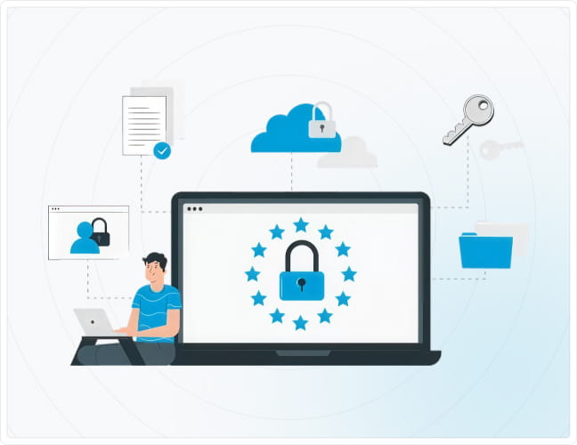 illustration depicting ifax enterprise security