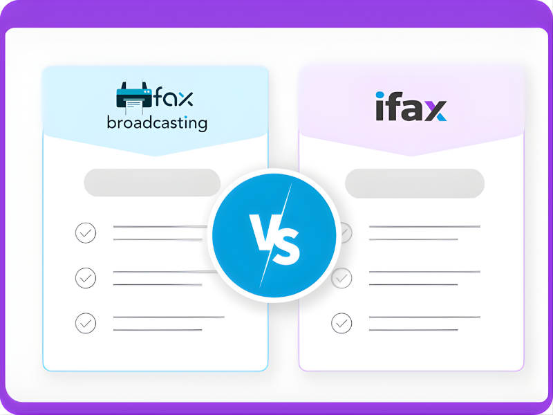 FaxBroadcasting.org vs iFax comparison