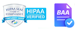 HIPAA & BAA included