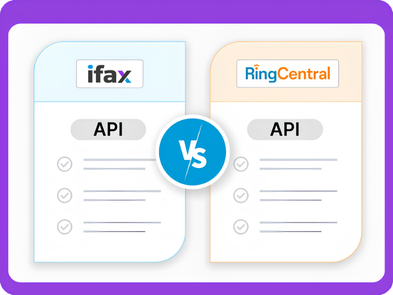 RingCentral Fax API vs iFax API Comparison