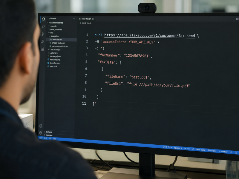 How Do I Set up Cloud Fax API Functionality for a Healthcare Application